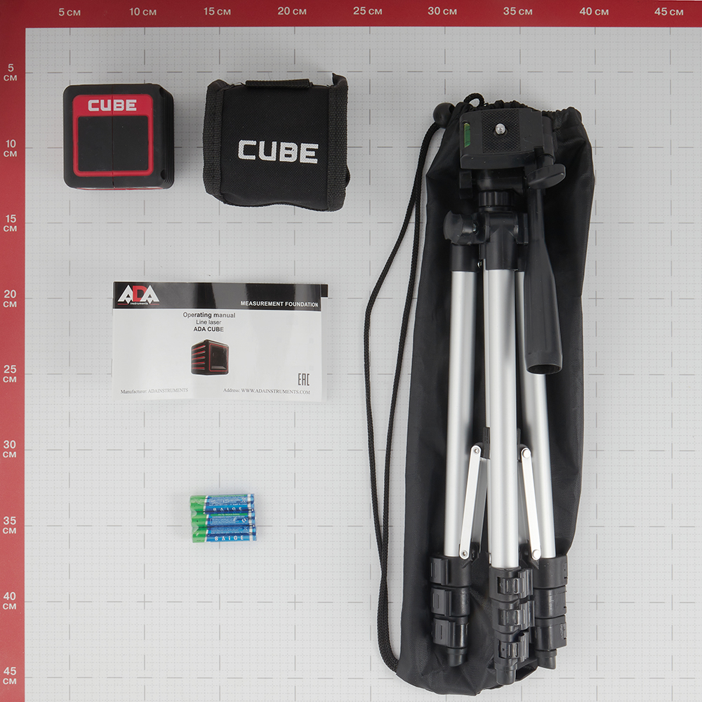 Уровень лазерный Ada Cube Professional Edition (А00343) со штативом