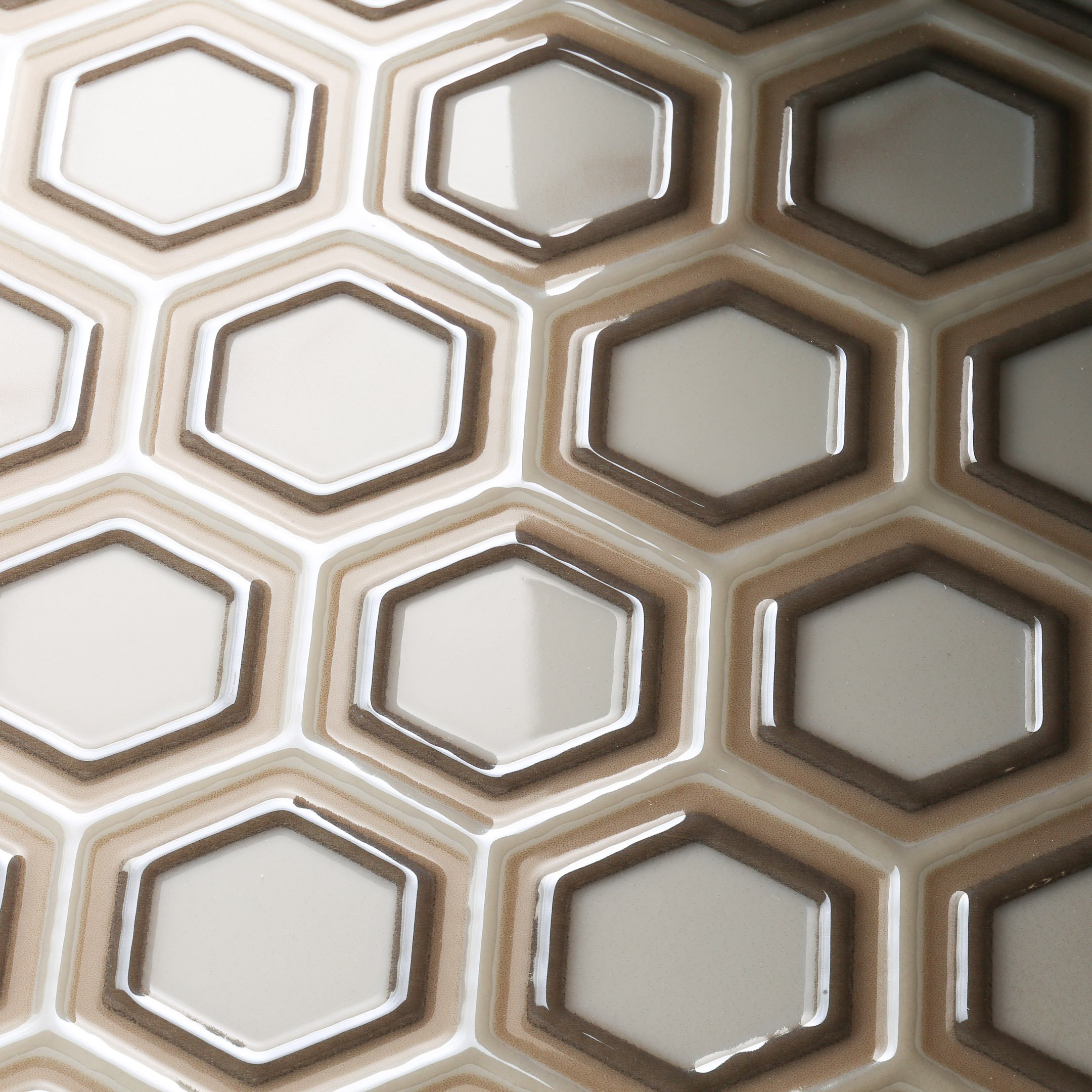 Плитка декор Kerama Marazzi Гран Пале белая 400х250х8 мм