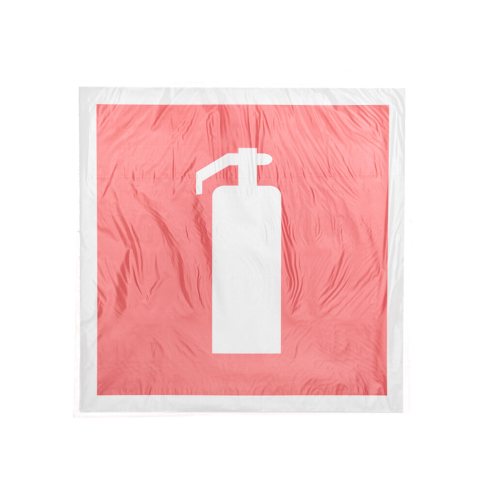 Наклейка Rexant знак пожарной безопасности Огнетушитель самоклеящаяся 200х200 мм (5 шт.)