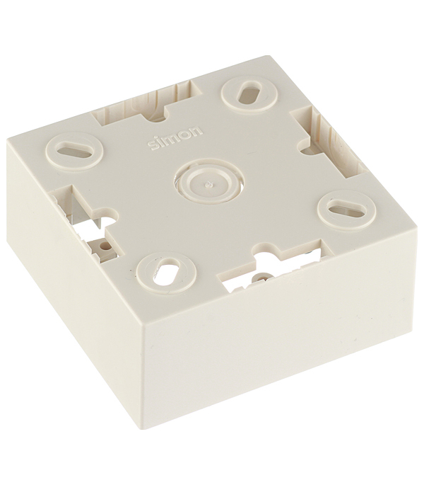 Коробка монтажная Simon 15 накладная слоновая кость (1590751-031)