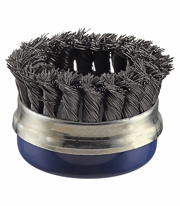 Корщетка для УШМ Практика витая жесткая кольцом чашеобразная d75 мм M14