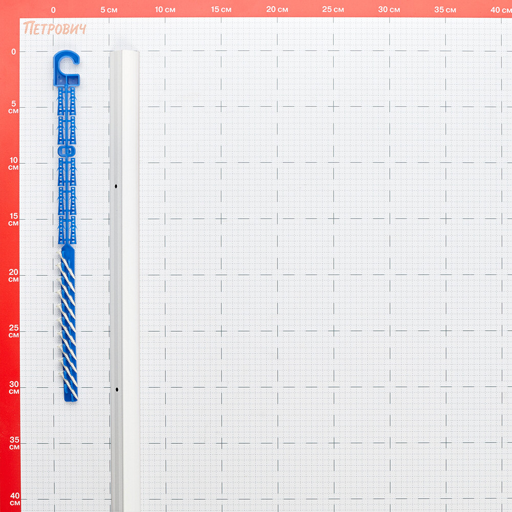 Порог алюминиевый угловой внутренний 19х19х1800 мм дуб ривалго белый