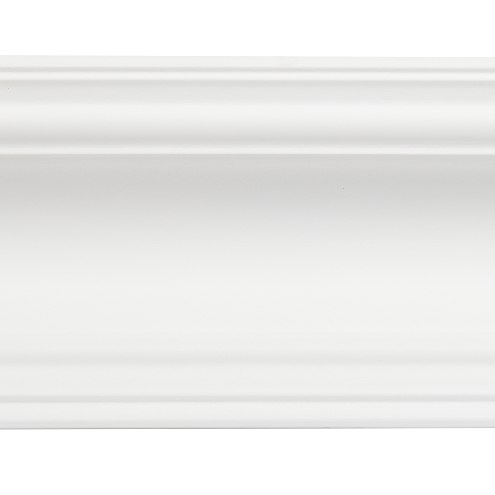 Плинтус потолочный из пенополистирола 80х120х2000 мм под натяжной потолок с возможностью светодиодной подсветки Плинтэкс Q80/120