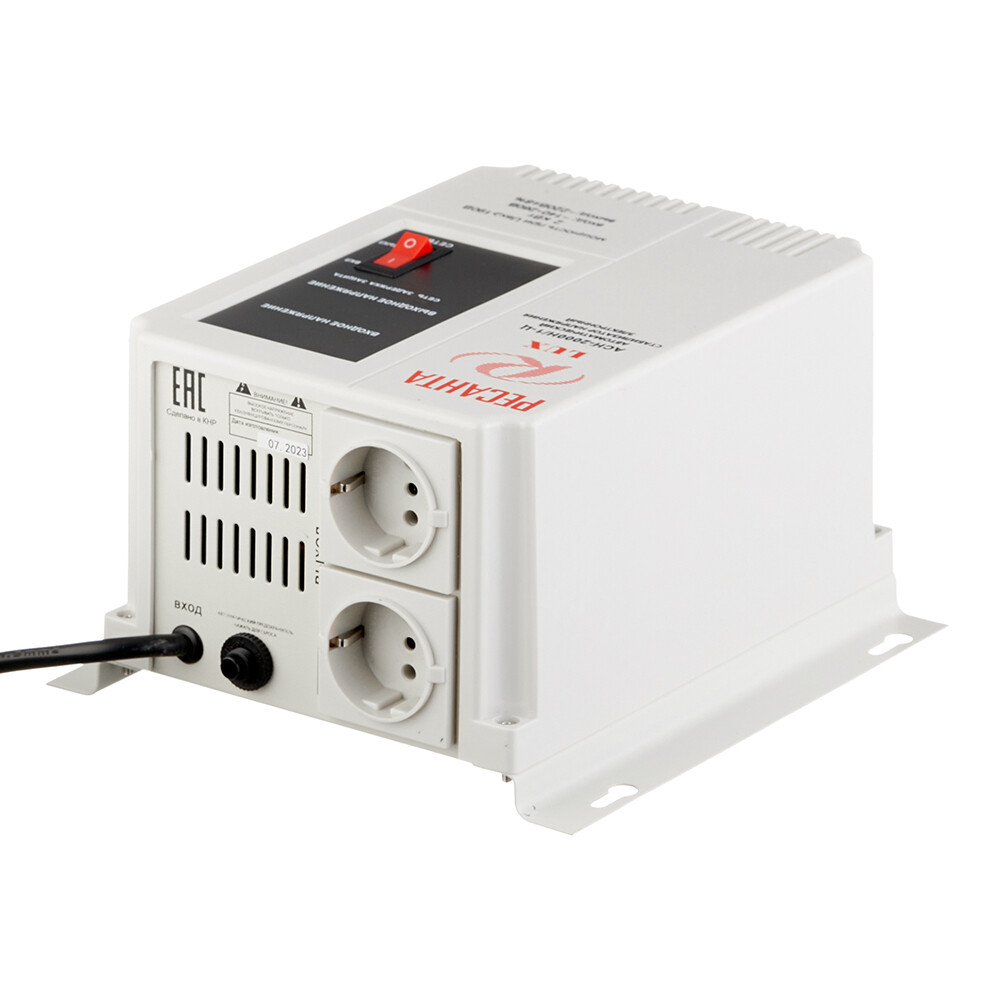 Стабилизатор напряжения Ресанта АСН-2000 Н/1-Ц  Lux однофазный 220 В 2 кВт навесной