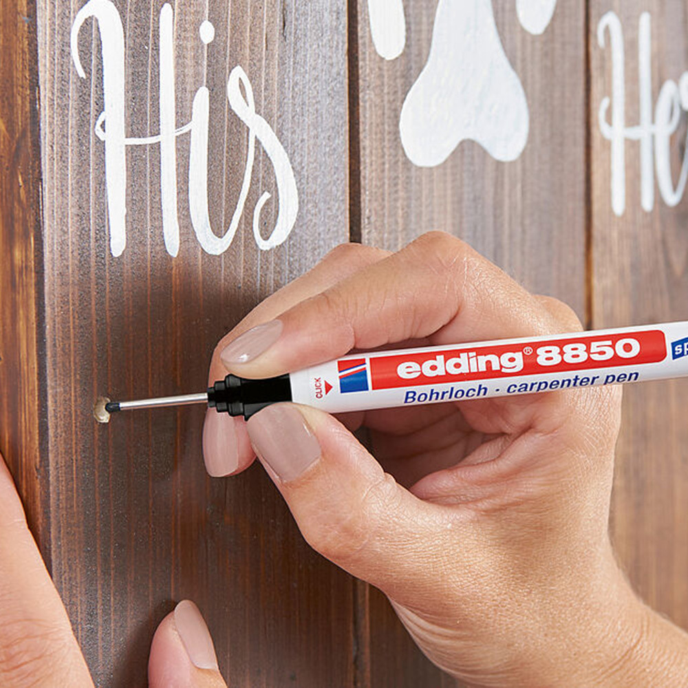 Маркер перманентный для труднодоступных мест Edding 8850 черный грифель 0,7-1 мм