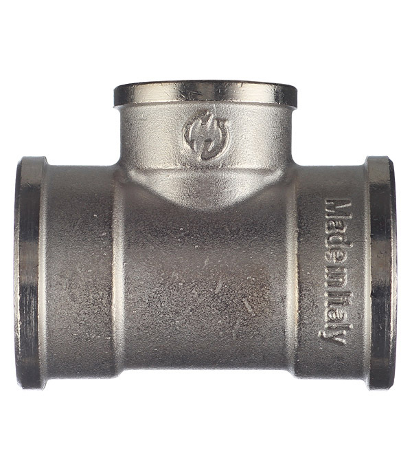 Тройник переходной Stout 1 ВР(г) х 1/2 ВР(г) х 1 ВР(г) латунный (SFT-0022-001121)