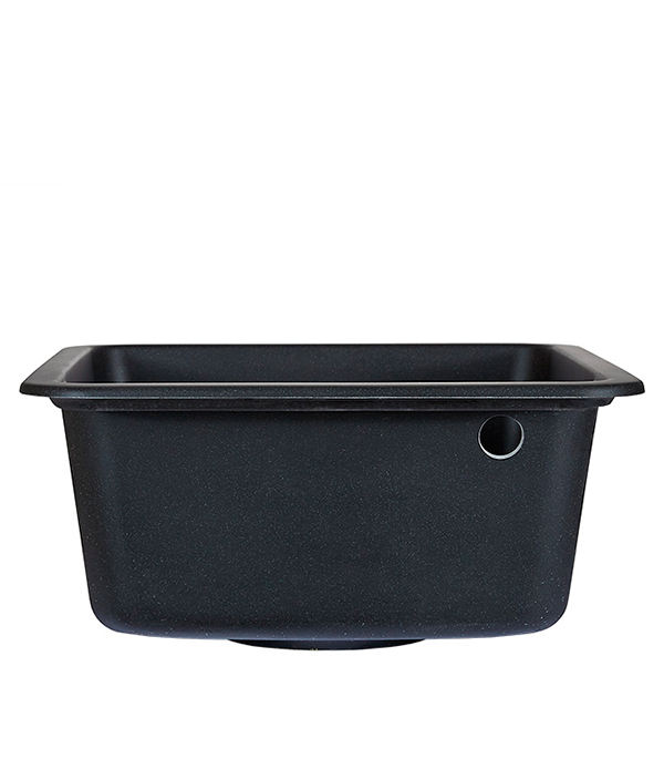 Мойка для кухни Granula Standard 50х42х19 см врезная кварц черная