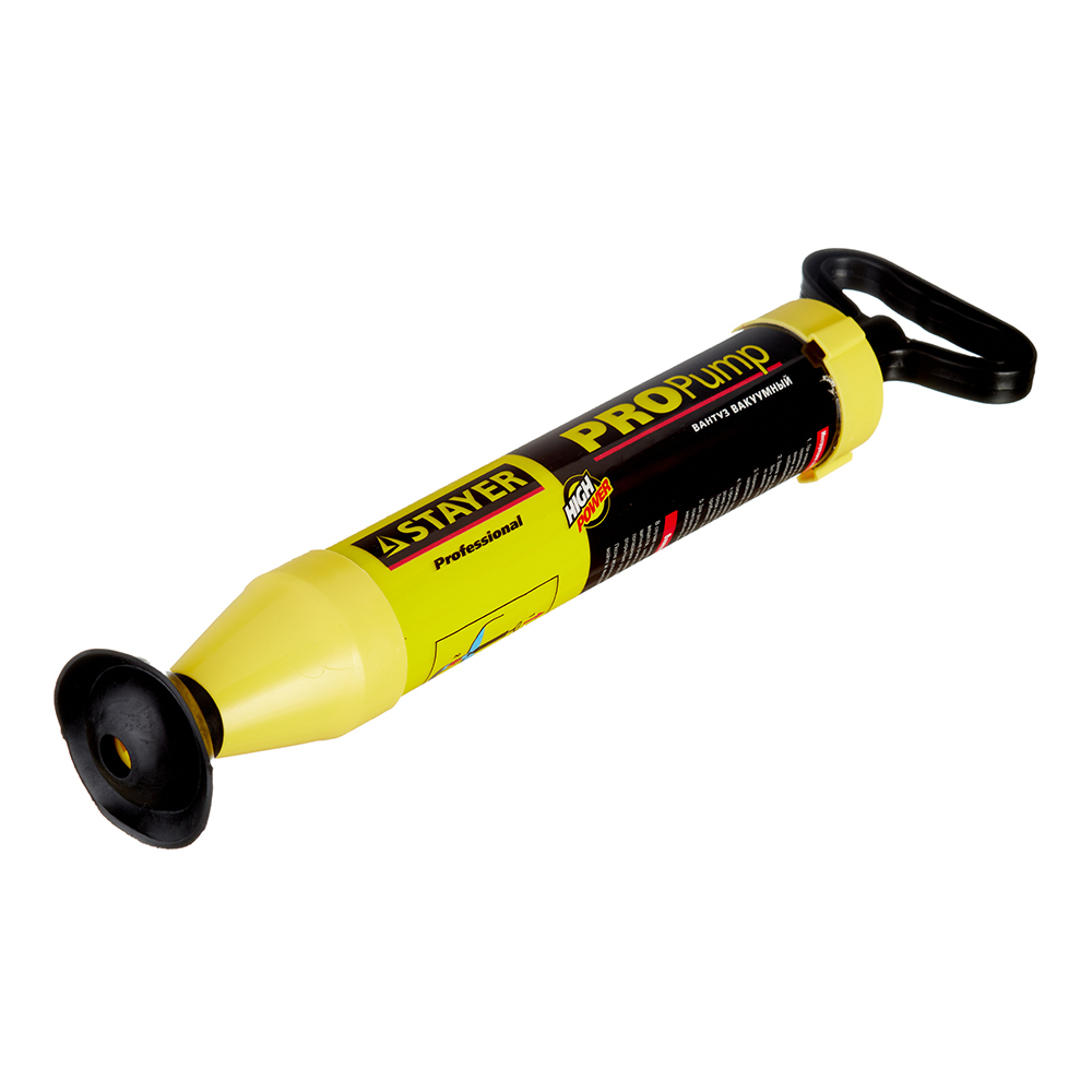Вантуз вакуумный Stayer Professional ProPump с двумя адаптерами (51925)