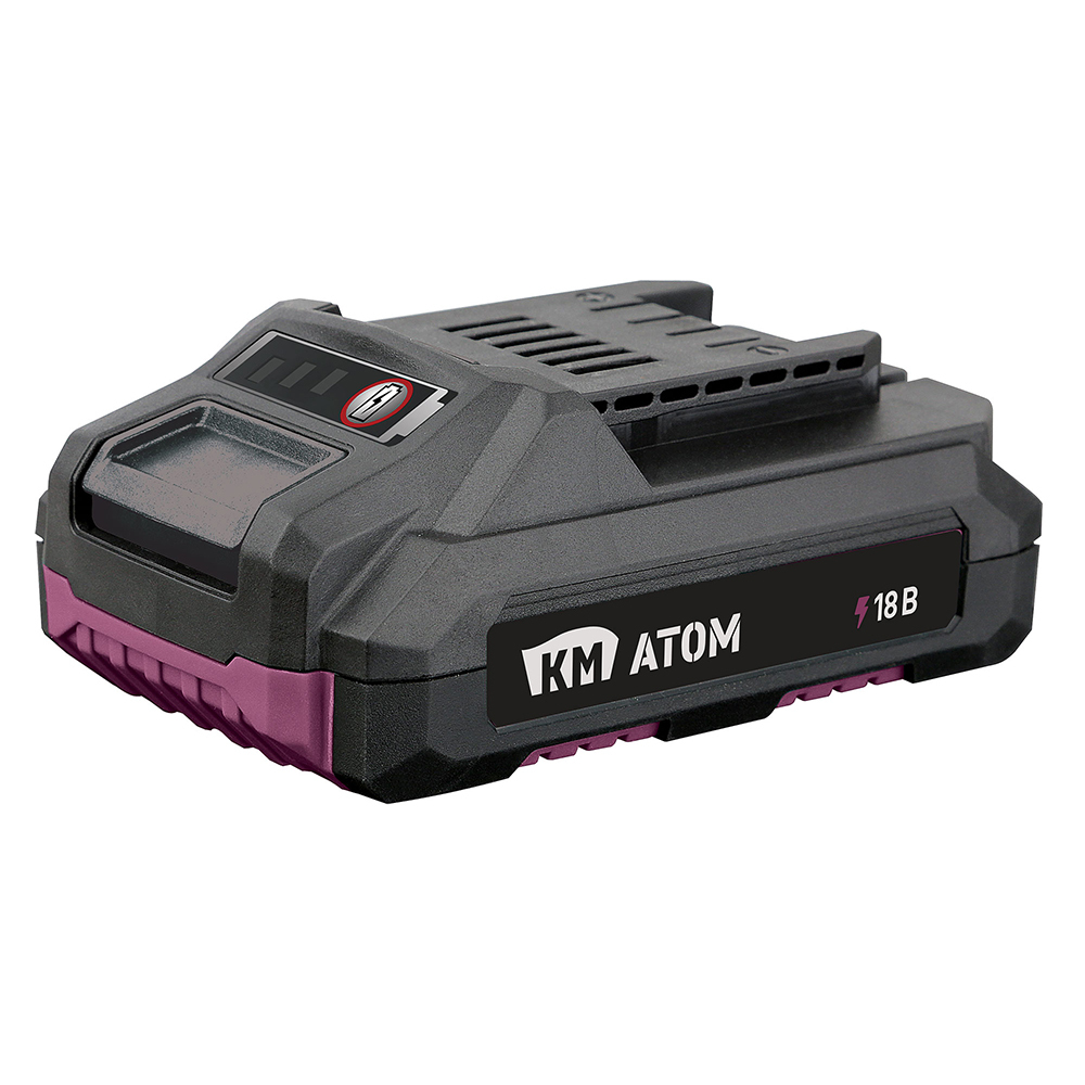 Аккумулятор КМ АТОМ 18 В 2Ач Li-Ion (BLI-18/2,1)
