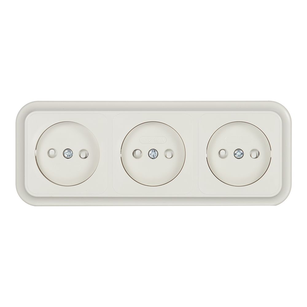 Розетка Svet накладная бежевая (EV0361-8332)