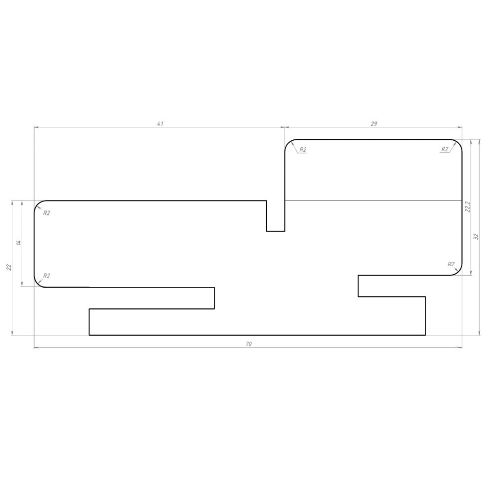 Коробка дверная телескопическая Легно-22 70х32х2070 мм ПВХ сноу арт (2,5 шт.)