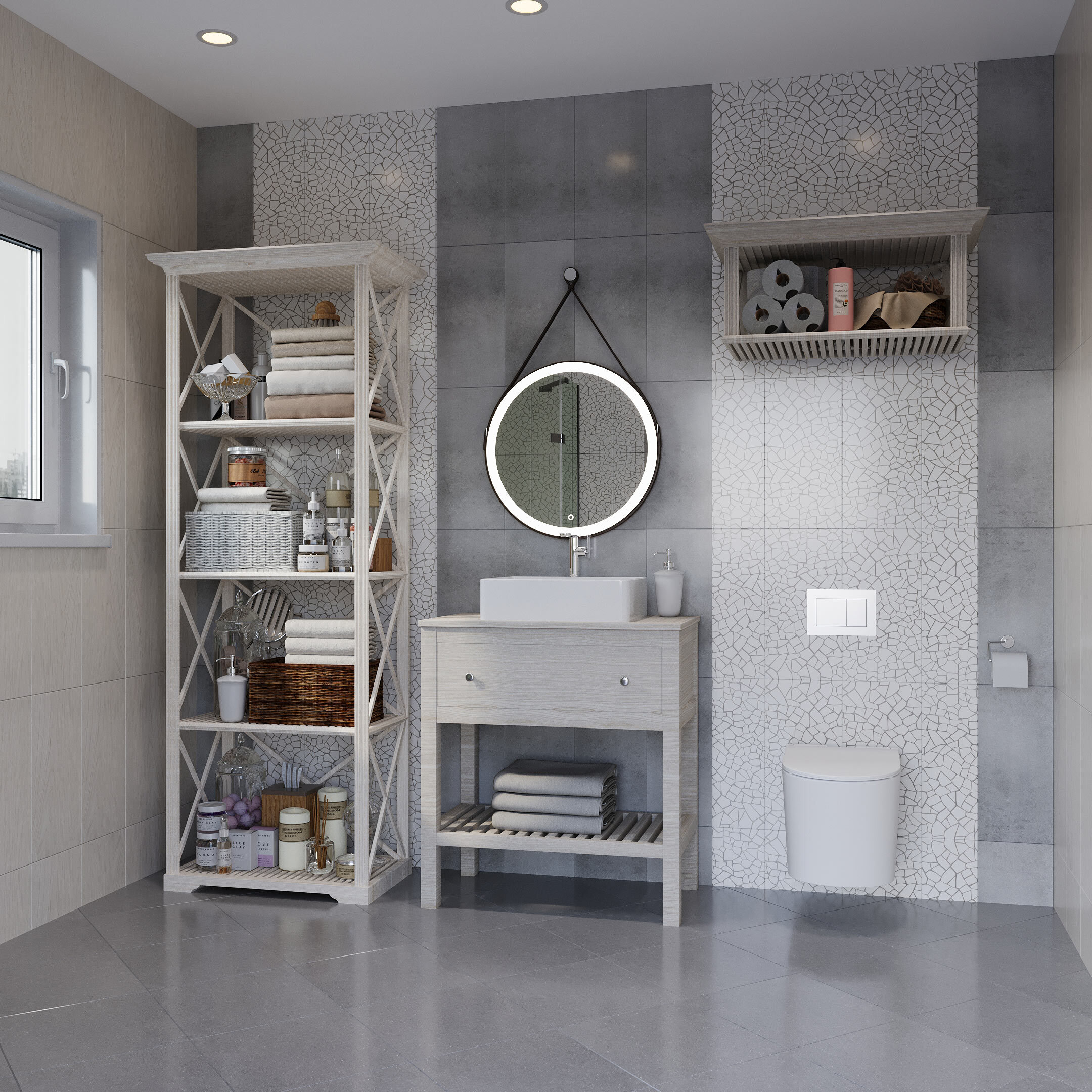 Плитка облицовочная Lavelly City Jungle Urban Rock серая 500х250х9 мм (13 шт.=1,625 кв.м)