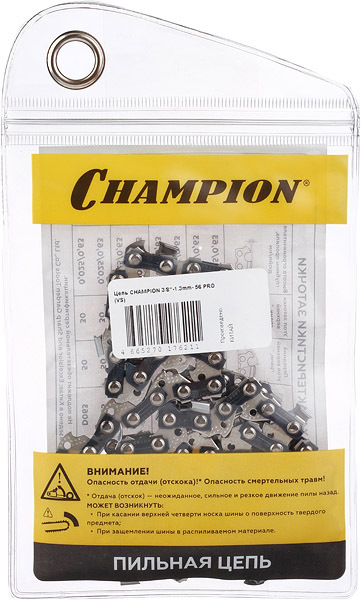 Цепь Champion 16" шаг 3/8" паз 1,3 мм 56 звеньев (A050-VS-56E)