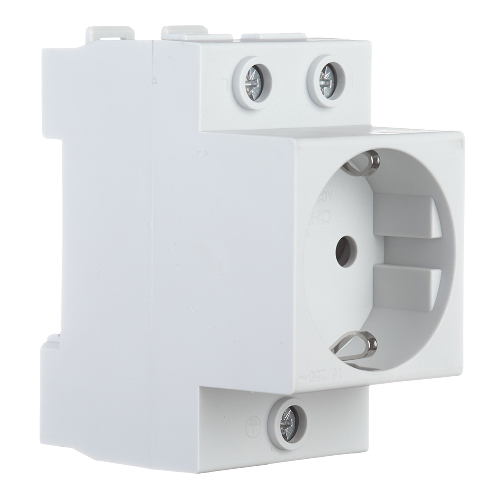 Розетка щитовая модульная Chint AC30-111 (775001) T1-T2 250 В 16 А