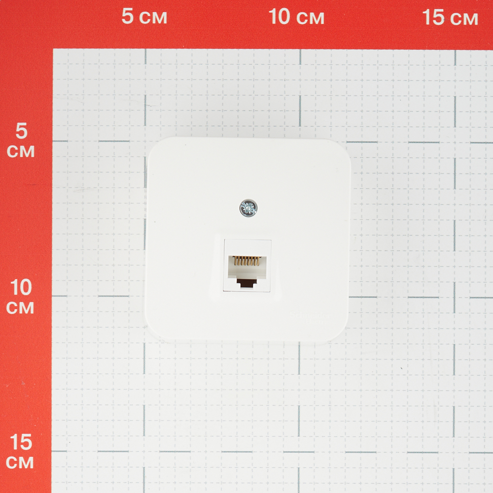 Розетка компьютерная Systeme Electric Blanca накладная молочная RJ45 (BLNIA045002)