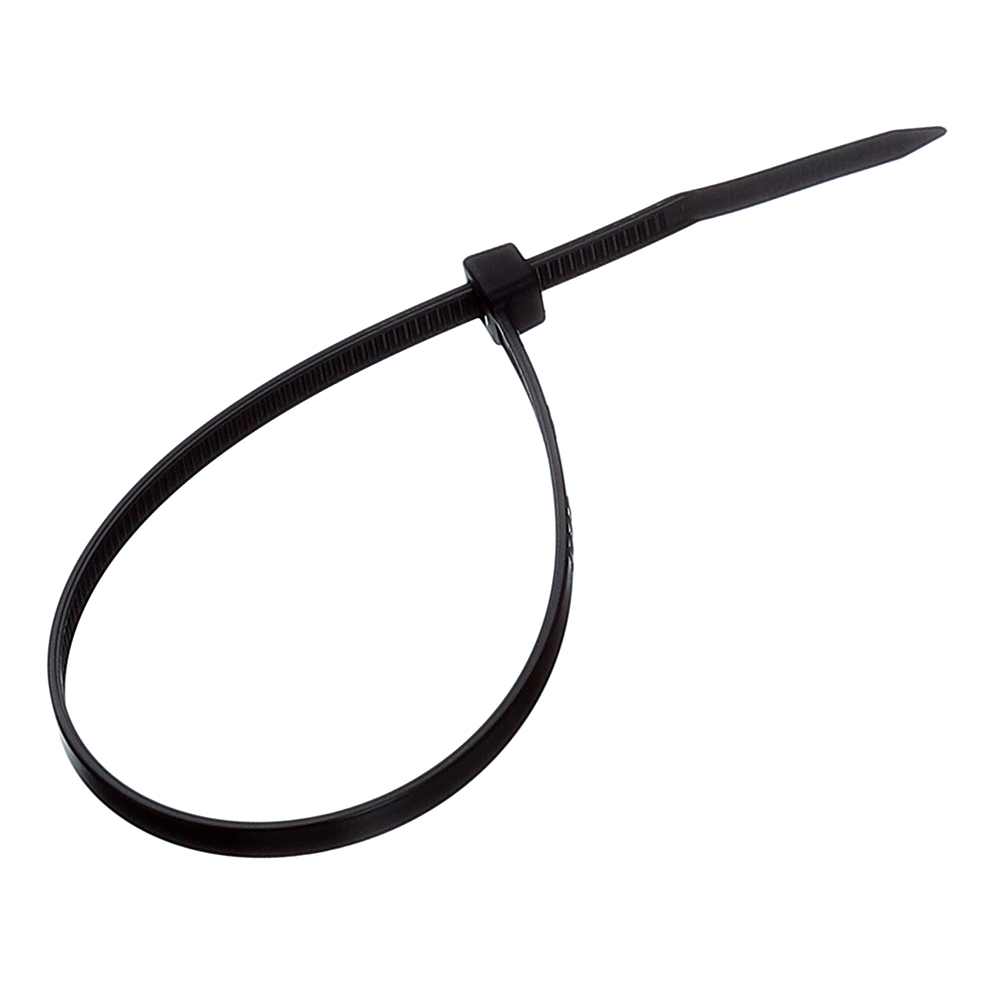 Стяжка кабельная Fortisflex КСС 200х3,6 мм нейлонoвая черная (100 шт.) (49411)