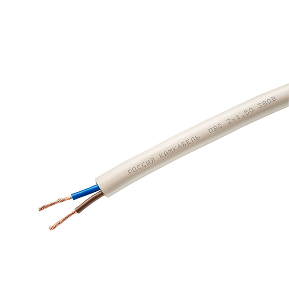 Провод Камкабель ПВС 2х1,5 (100 м)