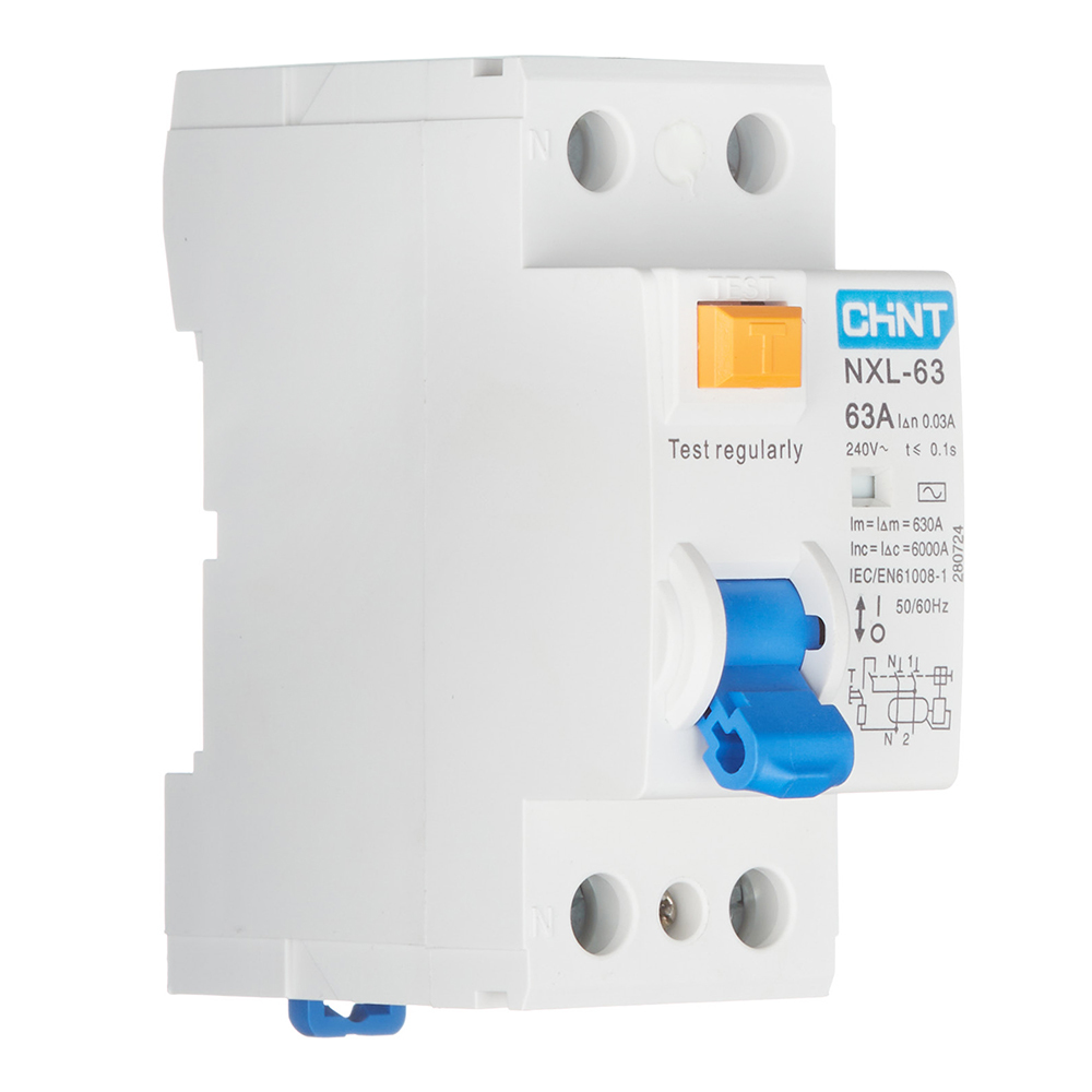 УЗО Chint NXL-63 63А 1P+N тип AC 30 мА 6 кА компактное (280724)