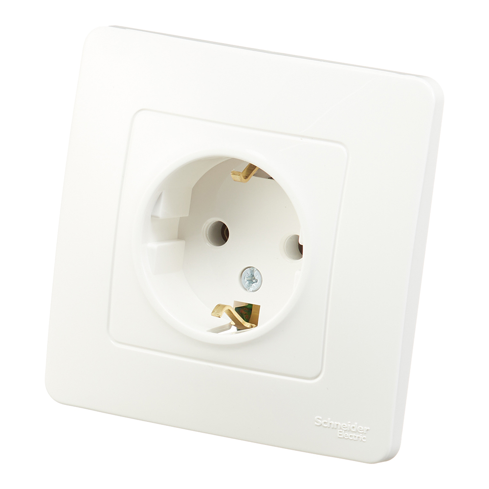Розетка Systeme Electric Blanca встраиваемая молочная (BLNRS001012)