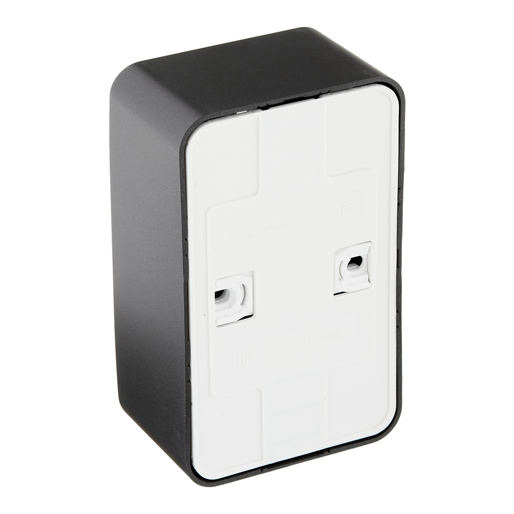 Розетка Systeme Electric Blanca накладная антрацит (BLNRA010216)