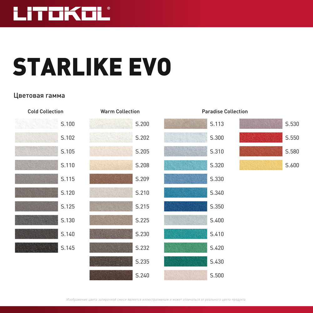 Затирка эпоксидная Litokol Starlike Evo s.130 серебристо-серый 2,5 кг