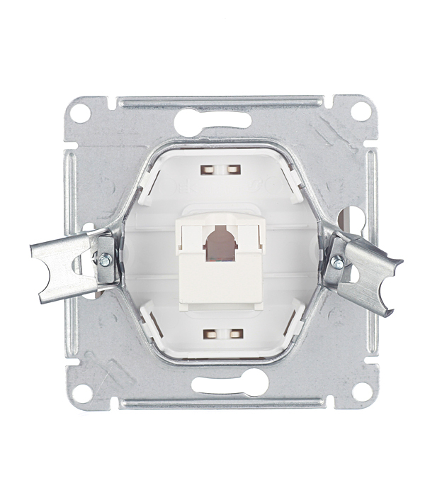 Розетка компьютерная Systeme Electric Glossa встраиваемая титан RJ45 (GSL000481K)