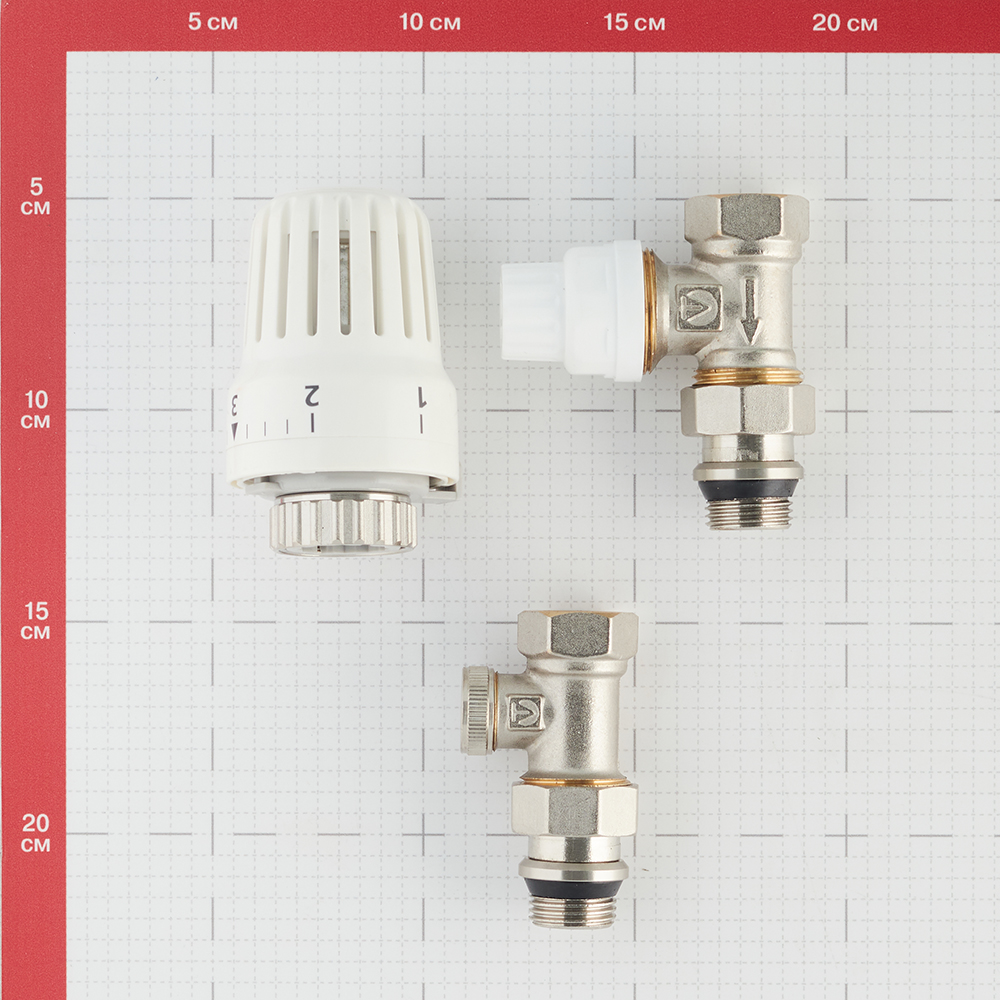 Комплект терморегулирующий Valtec 1/2 для радиатора (VT.046.N.04)