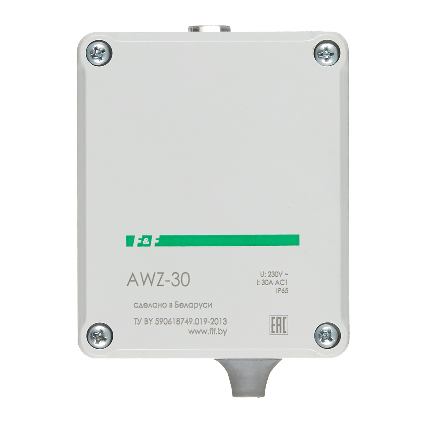 Фотореле модульное F&F AWZ-30 (EA01.001.004) 230 В 30 А 1P+N с датчиком