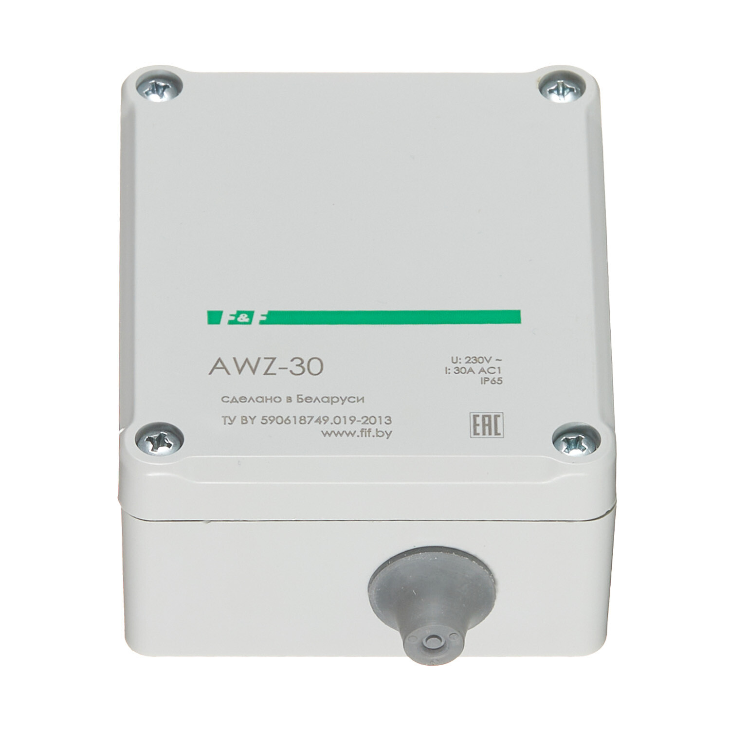 Фотореле модульное F&F AWZ-30 (EA01.001.004) 230 В 30 А 1P+N с датчиком