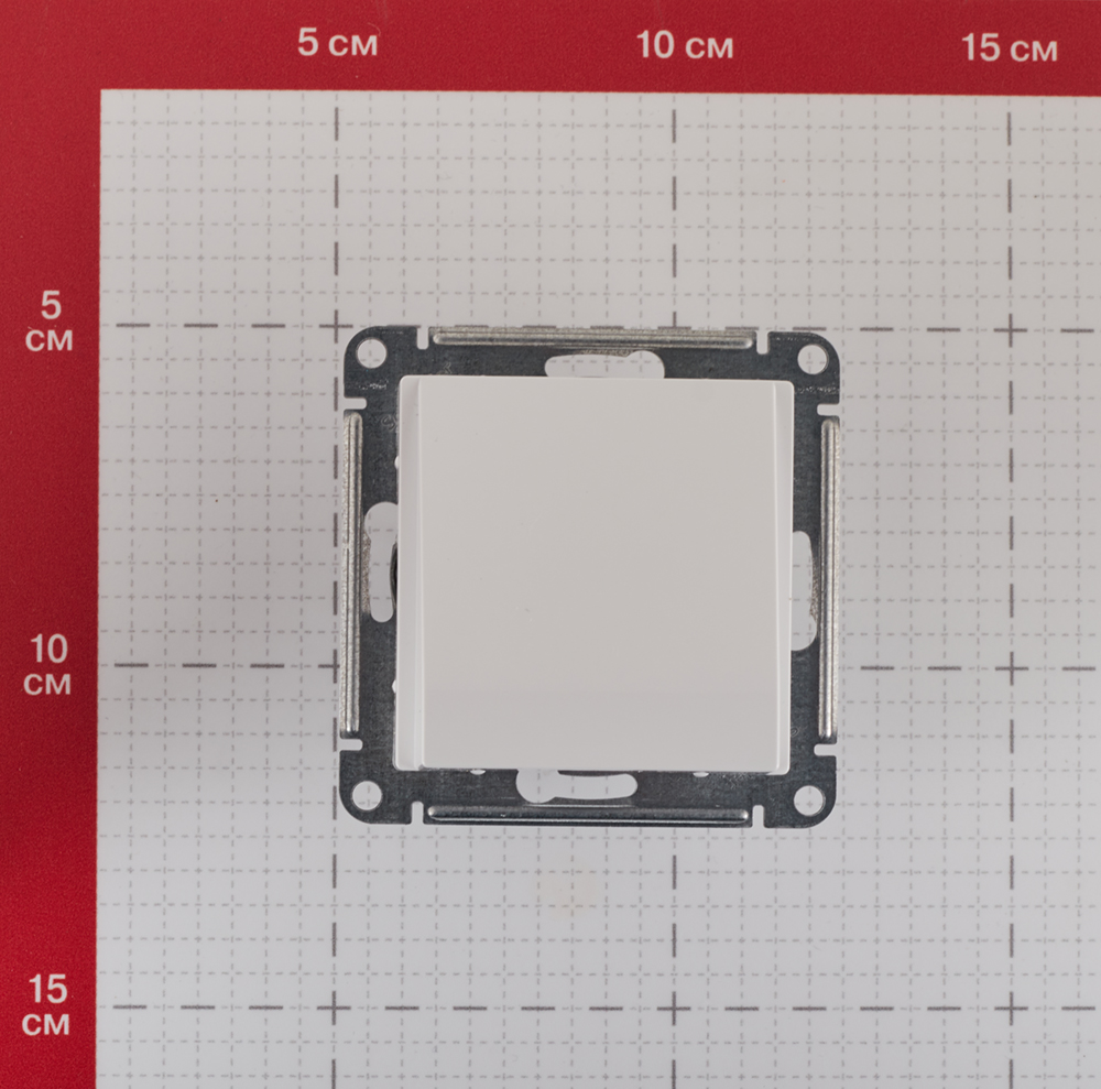 Вывод кабеля Systeme Electric AtlasDesign встраиваемый белый (ATN000199)