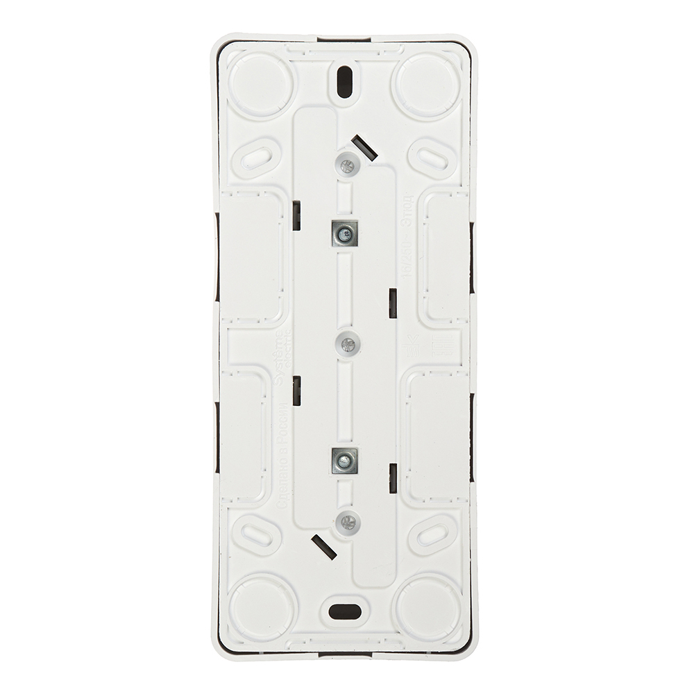 Розетка Systeme Electric Этюд накладная белая (PA16-011B)