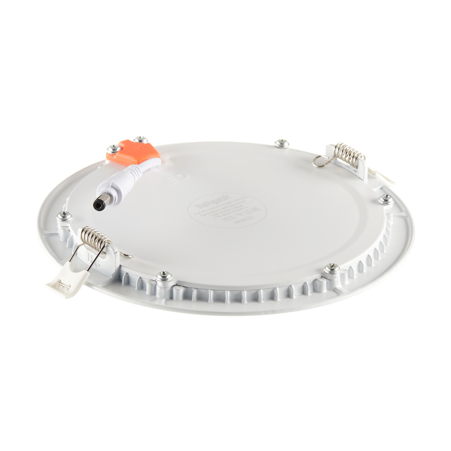 Светильник встраиваемый светодиодный белый 12 Вт 4000К IP20 Navigator ДВО (71378)