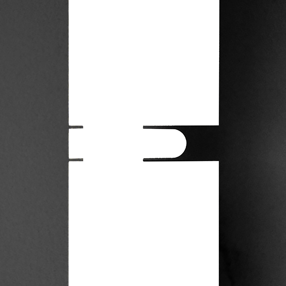 Элемент для потолка грильято 100х100х40х10 мм «папа» 0,6 м серый металлик