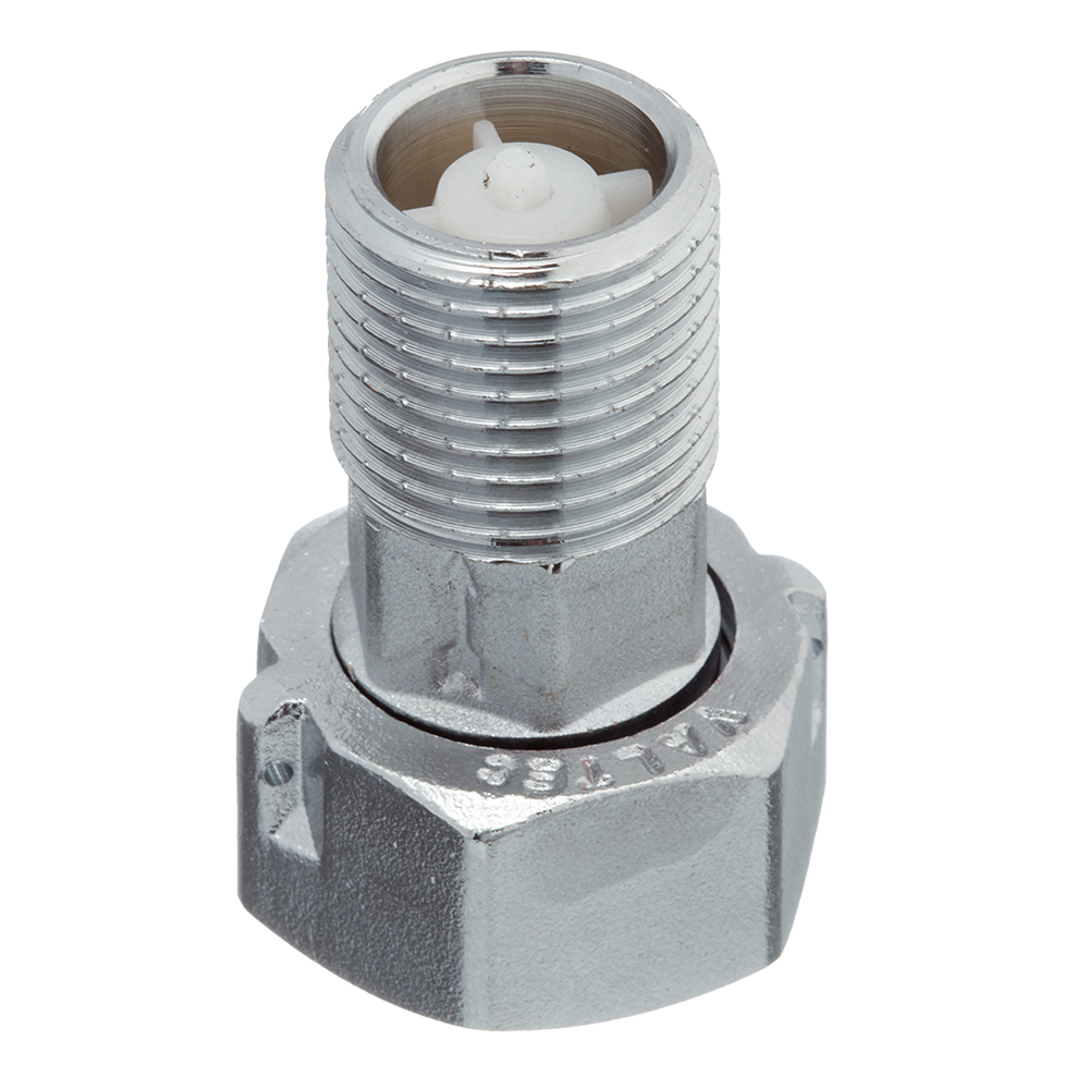Полусгон Valtec 1/2 НР(ш) с накидной гайкой и обратным клапаном латунный (VTr.612.N.0004)