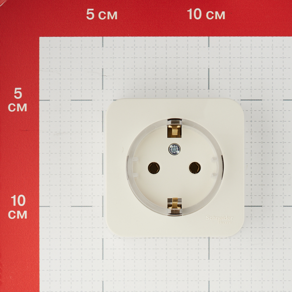 Розетка Systeme Electric Blanca накладная бежевая компакт (BLNRA110117)