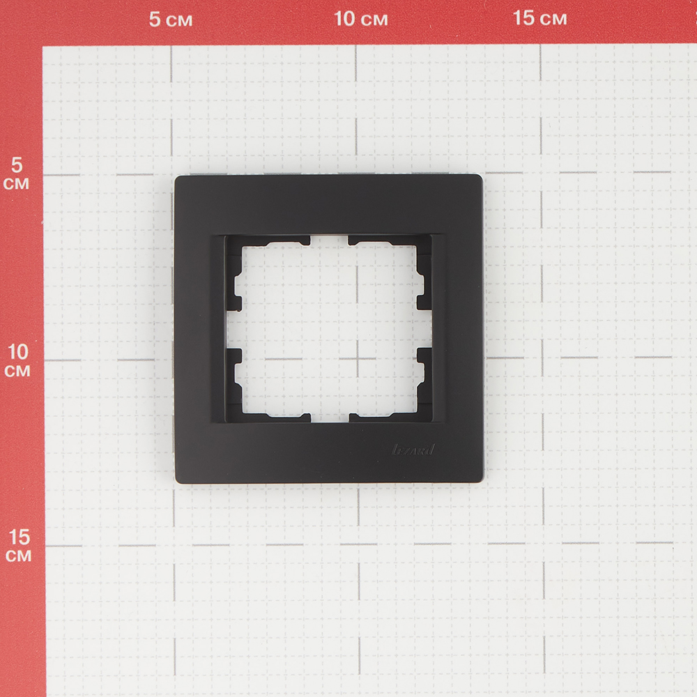 Рамка Lezard Karina одноместная черный бархат (707-4200-146)