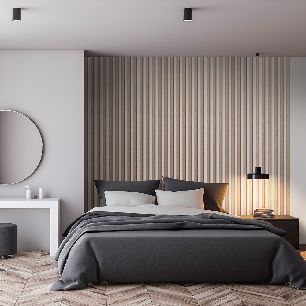 Декоративная рейка МДФ 35х16х2700 мм дуб сонома Стильный Дом