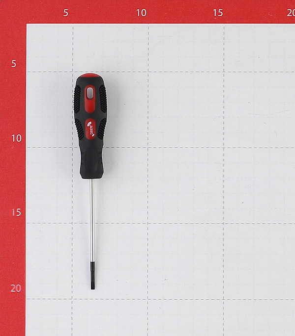 Отвертка плоская SL2.5 75 мм Hesler