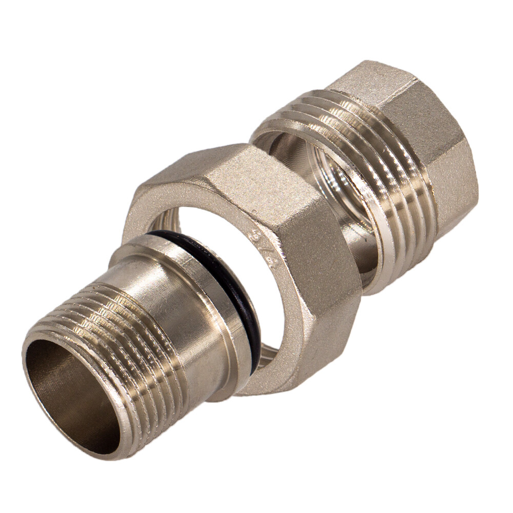Американка прямая 1/2 ВР(г) х 1/2 НР(ш) латунная
