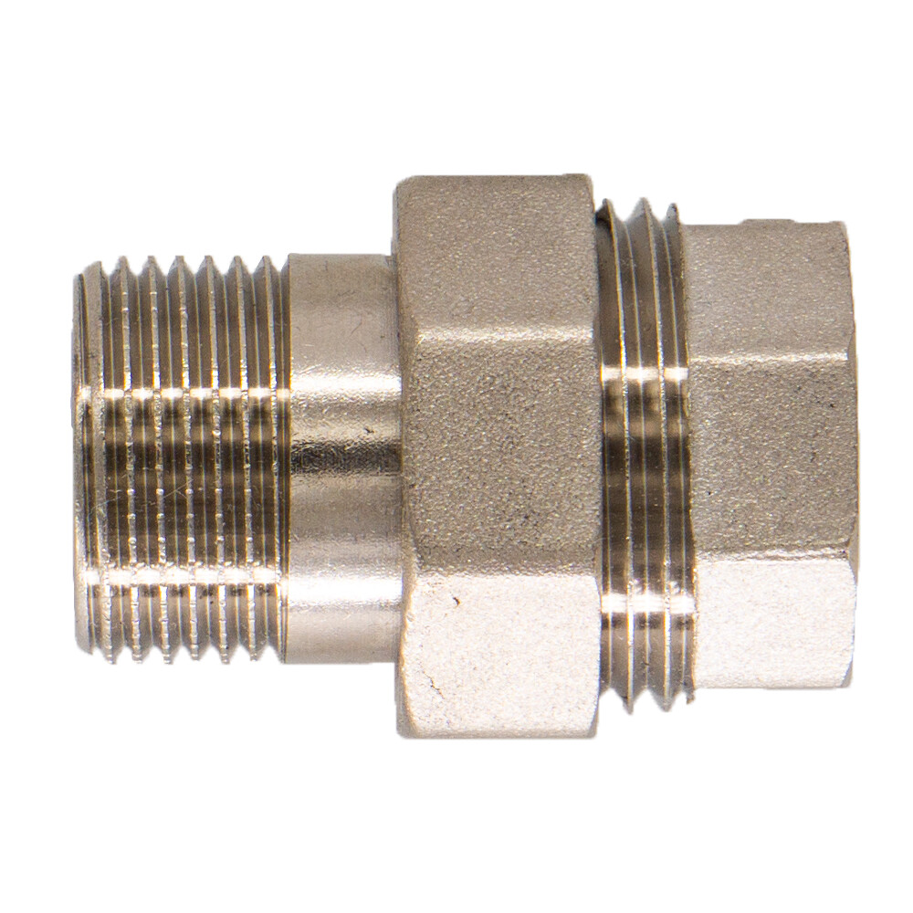 Американка прямая 1/2 ВР(г) х 1/2 НР(ш) латунная