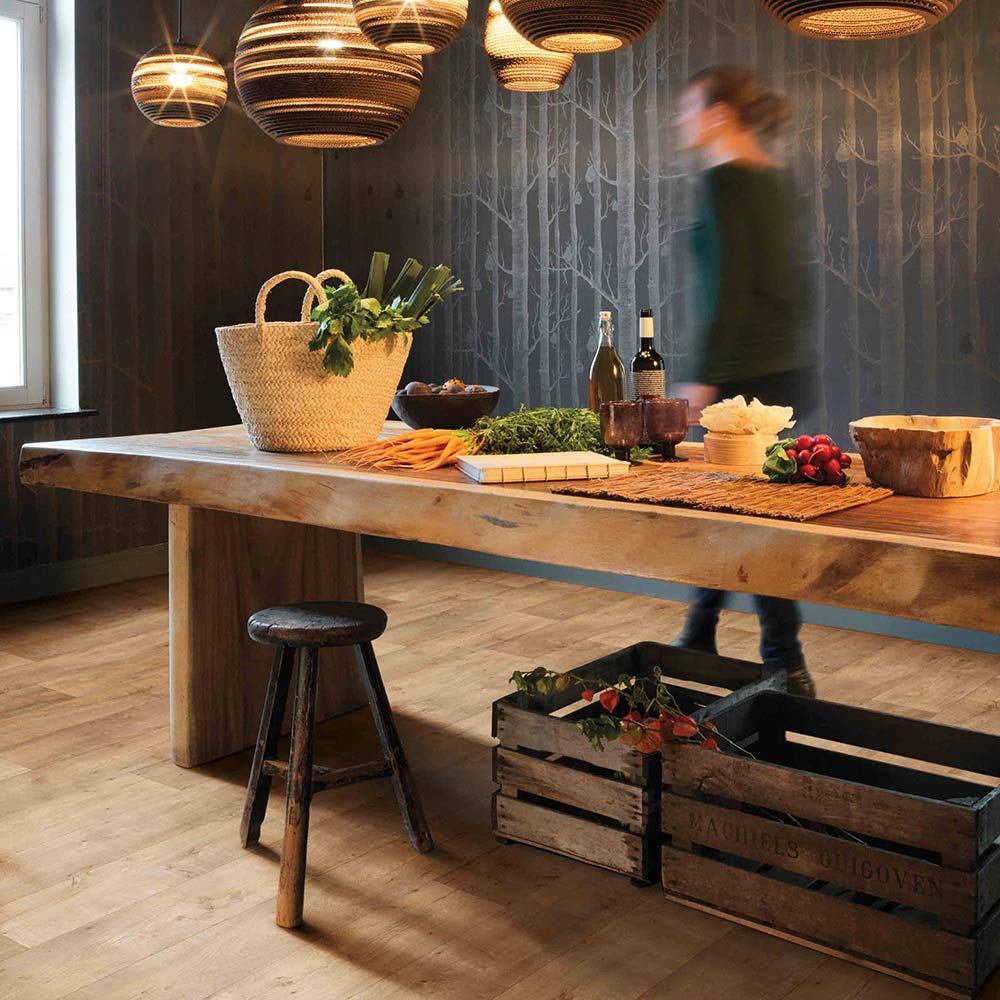 Линолеум полукоммерческий 2 м Juteks Forum Forest 7801 антистатический