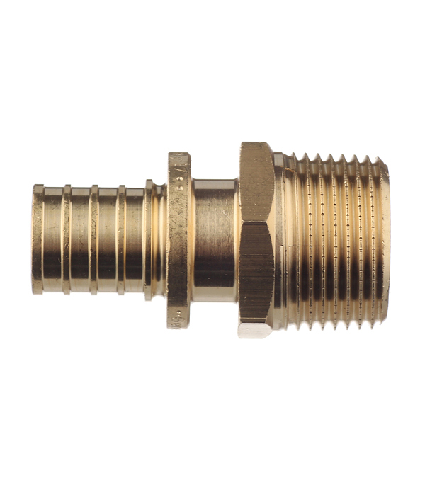 Соединитель прямой Stout 20 мм х 3/4 НР(ш) латунный (SFA-0001-002034)
