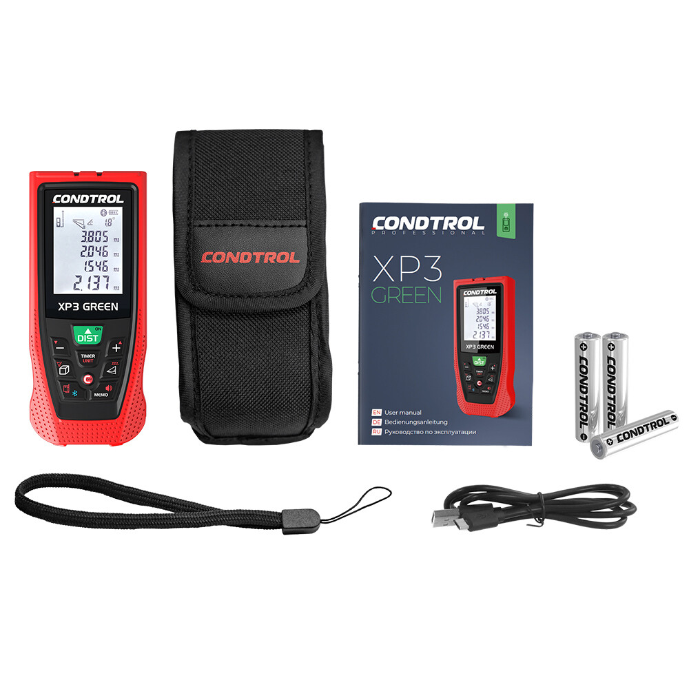 Дальномер лазерный Condtrol XP3 Green 120 м зелёный луч (1-4-107)