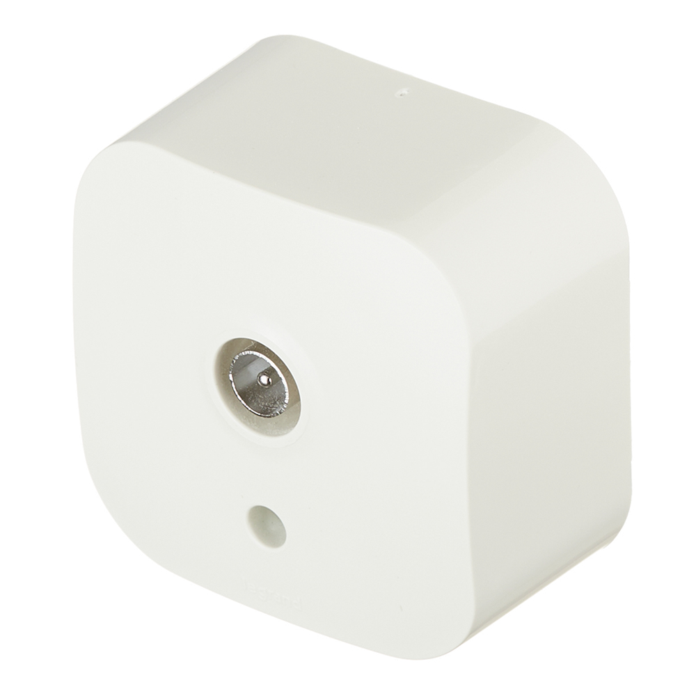 Розетка телевизионная Legrand Quteo накладная слоновая кость (782245)