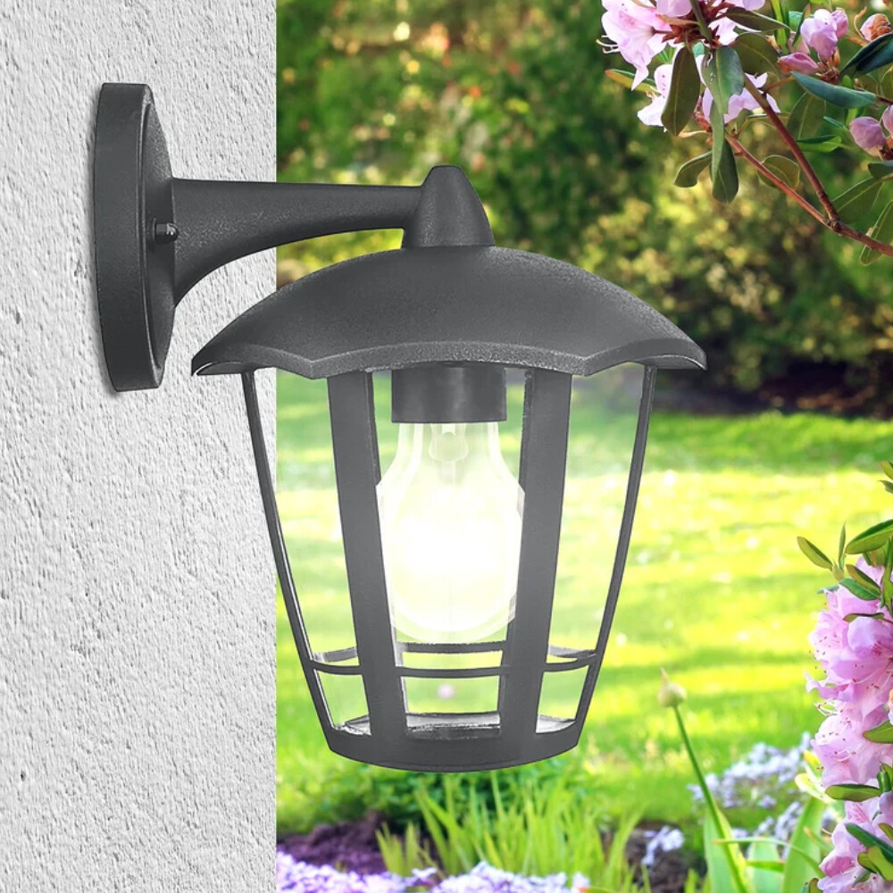 Светильник садово-парковый настенный Svet Сити Дели 3 серый E27 60 Вт IP44 (1202-03011)