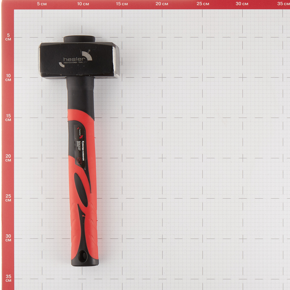 Кувалда кованая Hesler 1 кг фибергласовая ручка