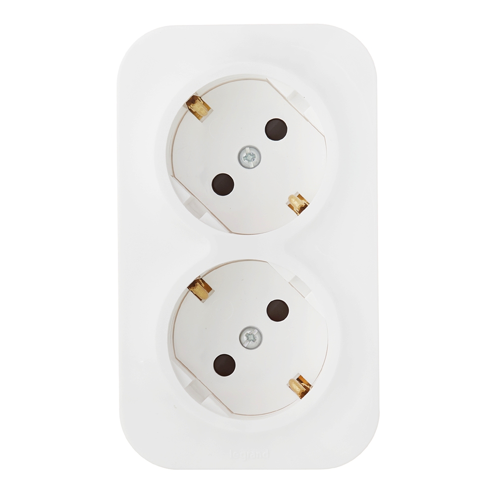 Розетка Legrand Quteo накладная белая (782237)