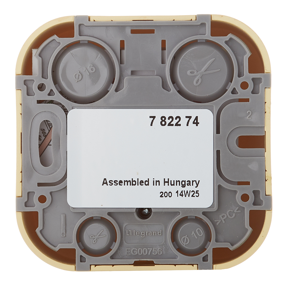 Розетка телефонная Legrand Quteo накладная дерево RJ11 (782274)