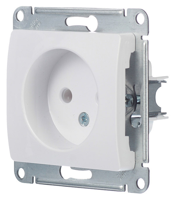 Розетка Systeme Electric Glossa встраиваемая белая (GSL000141)