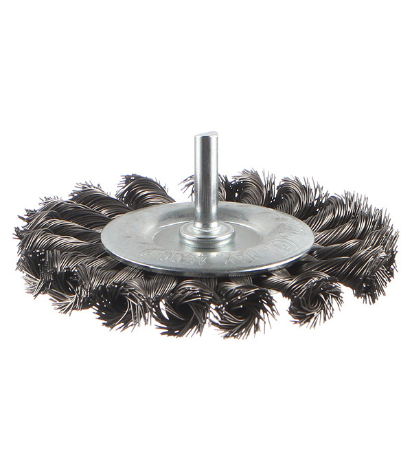 Корщетка для дрели Практика (242-885) витая жесткая радиальная d100 мм